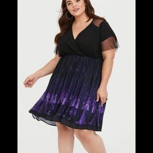 NWT TORRID DISNEY VILLAINS SKATER DRESS